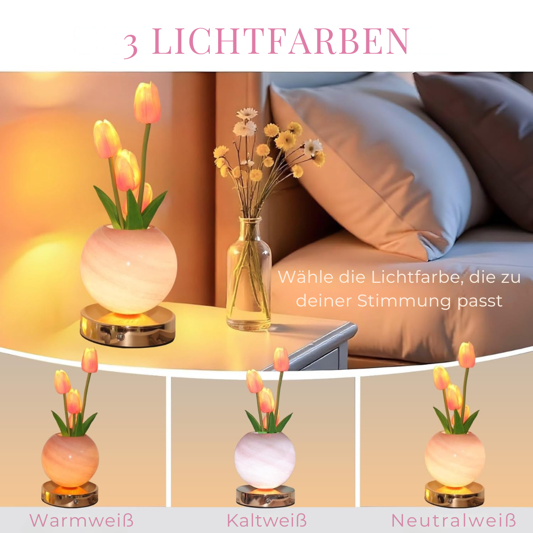 Lámpara Decorativa de Tulipanes